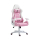 Fotel gamingowy COBRA Rebel 203 Biało-różowy CR203 PINK-WHITE